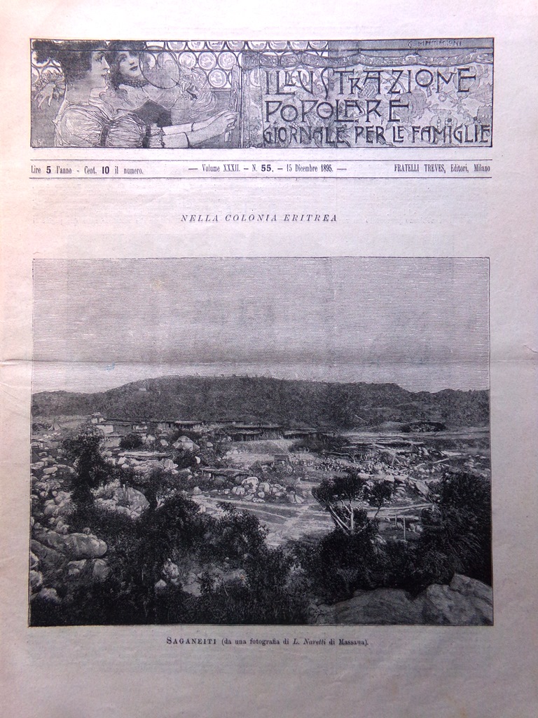 L'Illustrazione Popolare 15 Dicembre 1895 Spedalieri Telefono Caccianiga Turchi