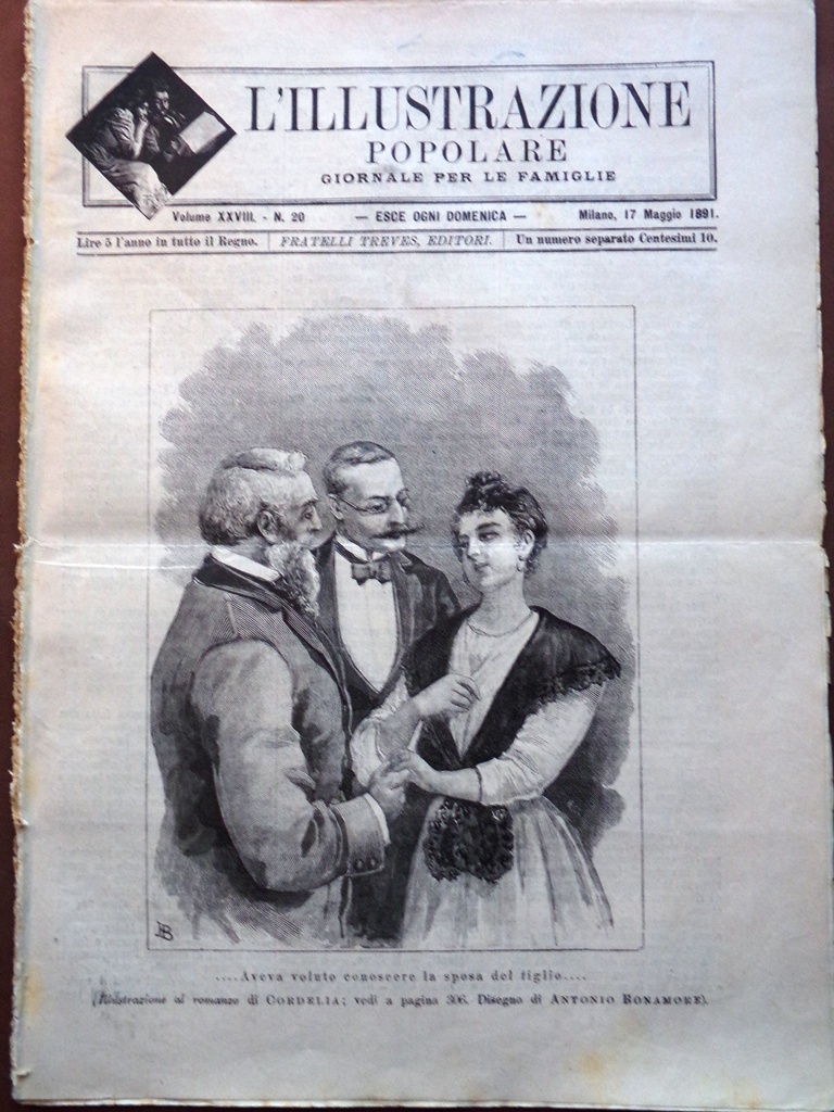 L'illustrazione Popolare 17 Maggio 1891 Esposizione Giocattoli Disordini di Roma