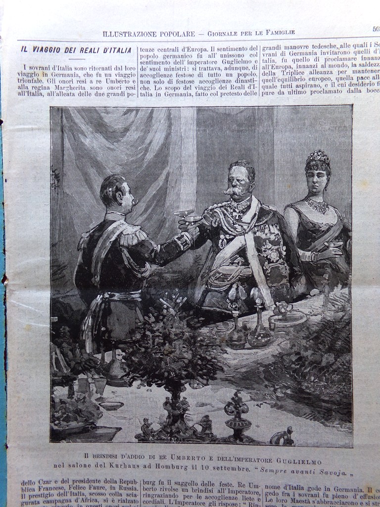 L'illustrazione Popolare 19 Settembre 1897 Donizetti Sacchi Incendio di Venezia