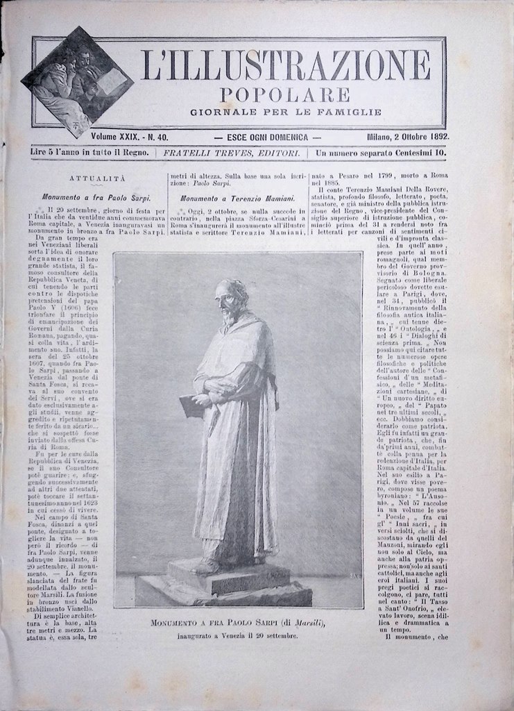 L'Illustrazione Popolare 2 Ottobre 1892 Alhambra Monumenti America Colombo Sarpi