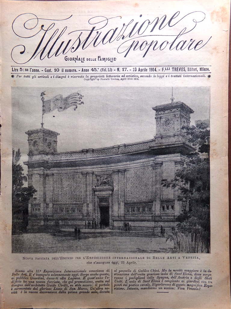 L'Illustrazione Popolare 23 Aprile 1914 Siracusa Auclert Circoli Femminili Heyse