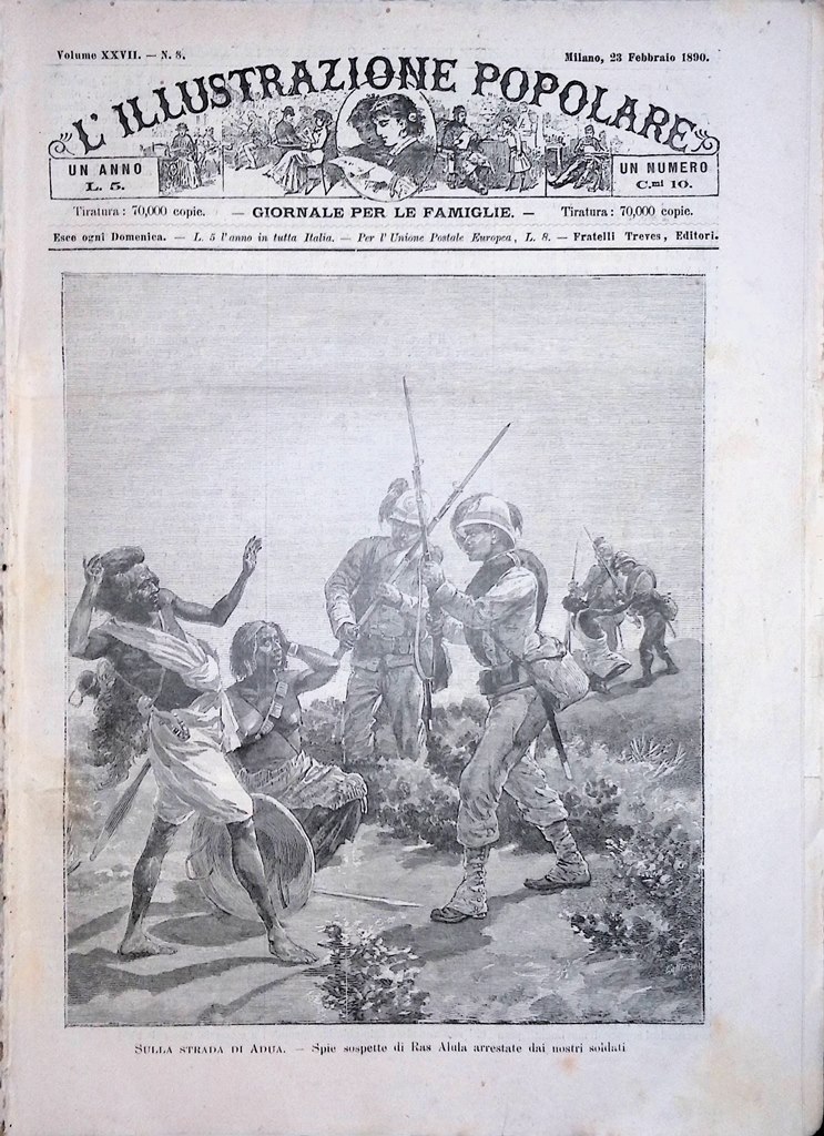 L'Illustrazione Popolare 23 Febbraio 1890 Adua Orero Doré Pecci De …