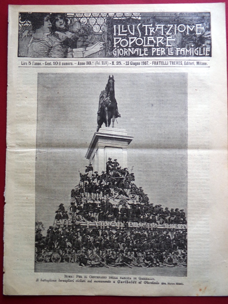 L'illustrazione Popolare 23 Giugno 1907 Panzacchi Tubercolosi Mariani Francesco