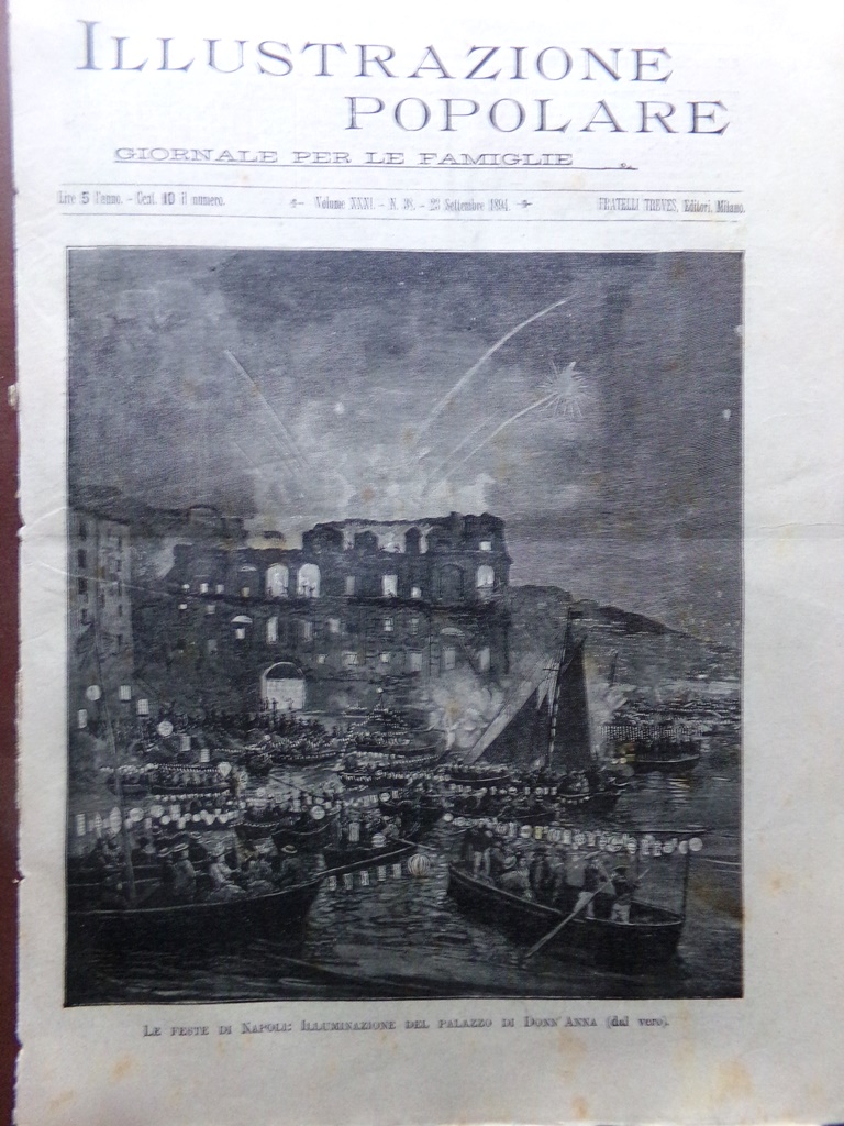 L'Illustrazione Popolare 23 Settembre 1894 Helmholtz Baratieri Paesaggi Giappone