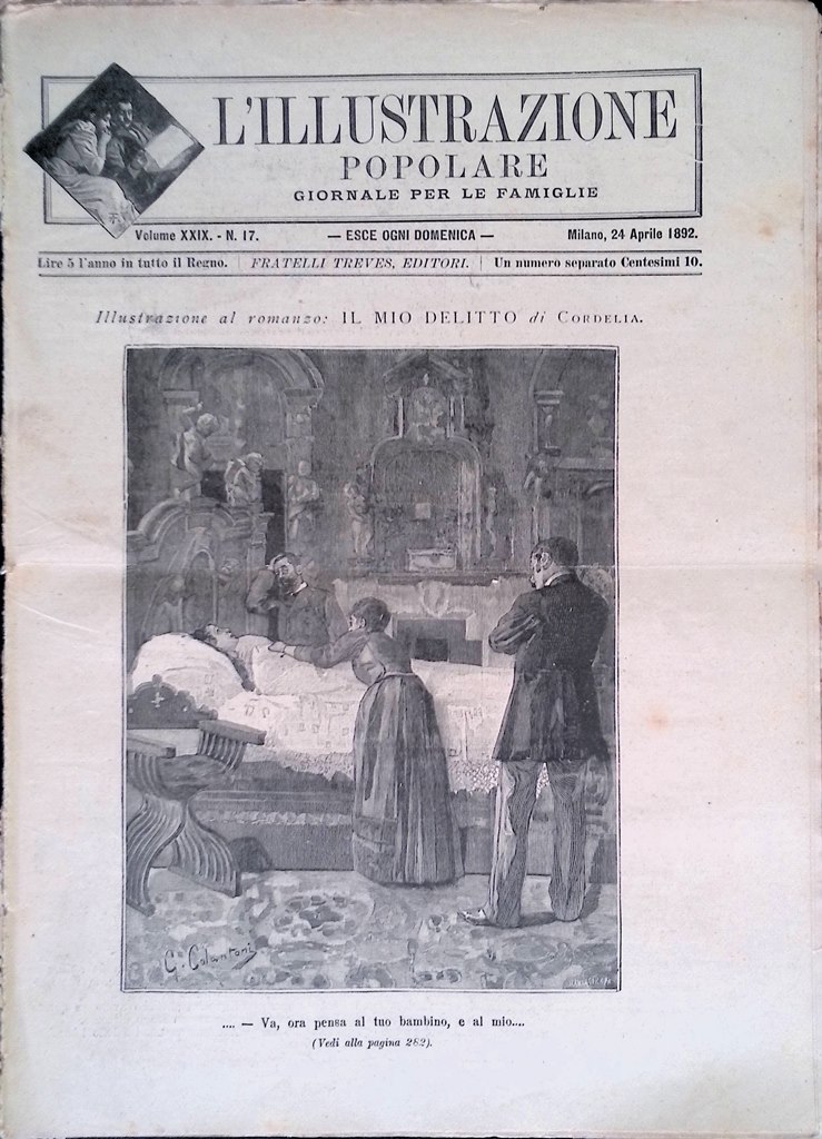 L'Illustrazione Popolare 24 Aprile 1892 Ferravilla Genova Galleria Palermo Leone