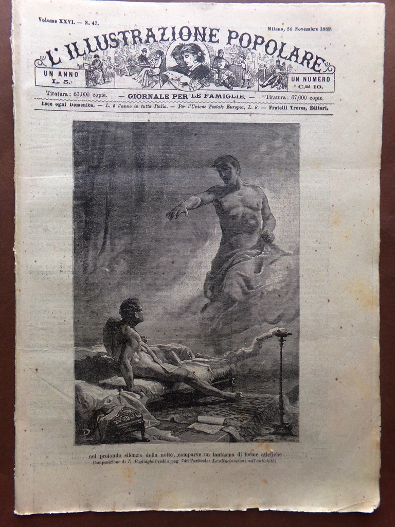 L'illustrazione Popolare 24 Novembre 1889 Ricordi Esposizione Parigi De Amicis