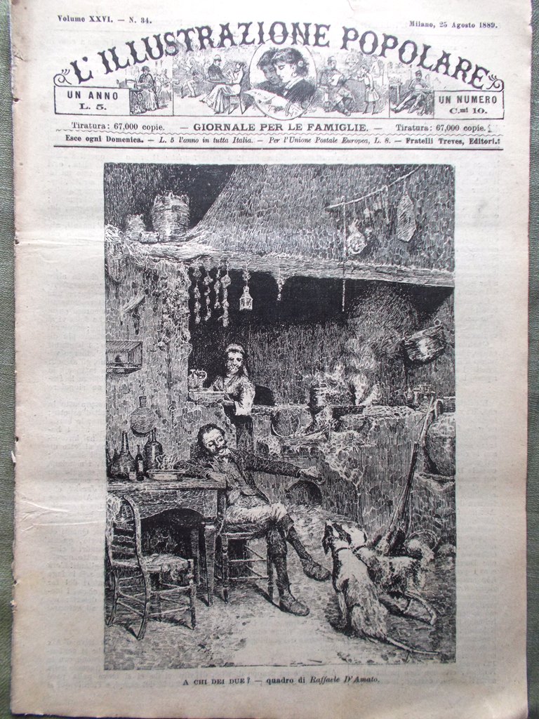 L'illustrazione Popolare 25 Agosto 1889 Regina a Gressoney Elettricità Auckland
