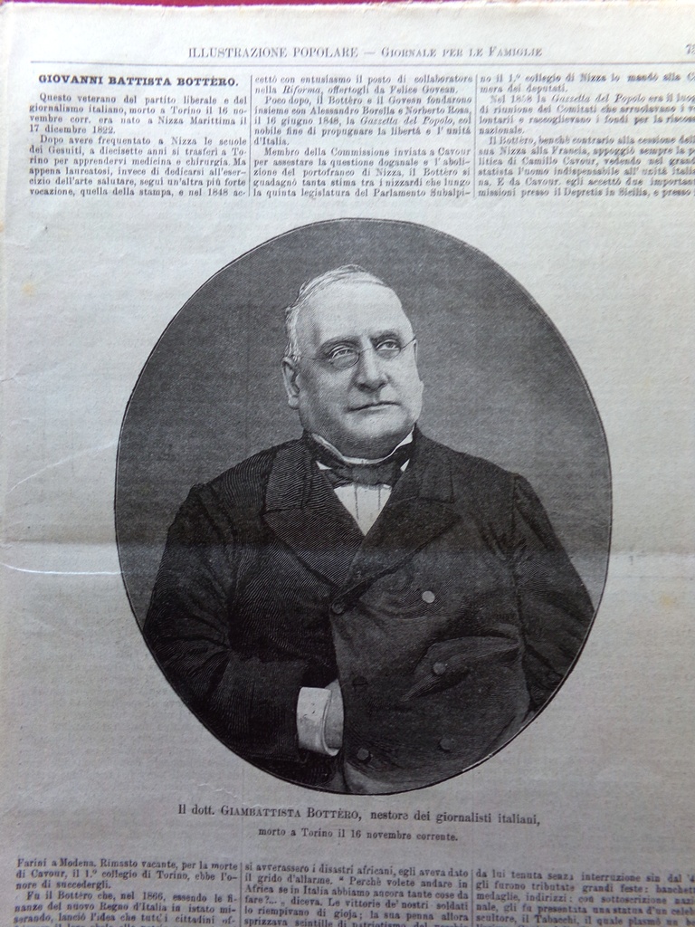 L'illustrazione Popolare 28 Novembre 1897 Bottero Strepponi Risanamento Napoli