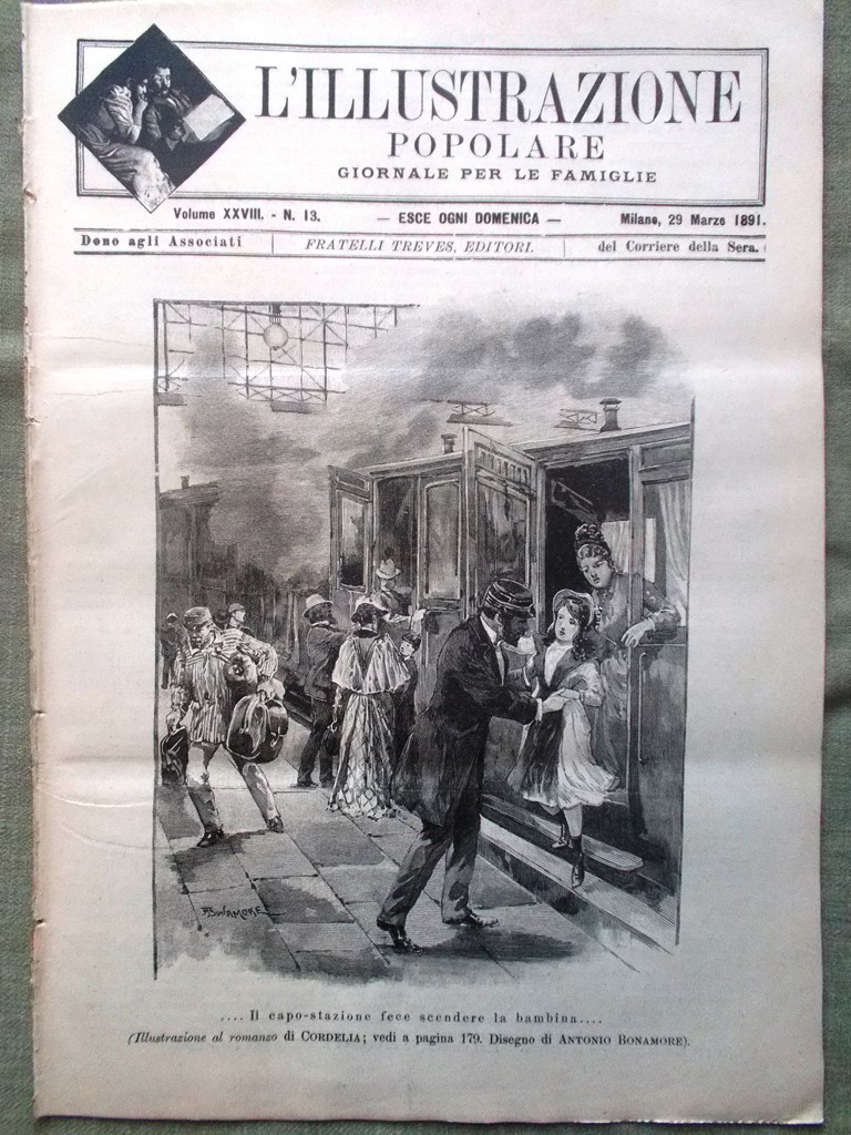 L'illustrazione Popolare 29 Marzo 1891 Moncalieri Sine-Labe Principe Napoleone