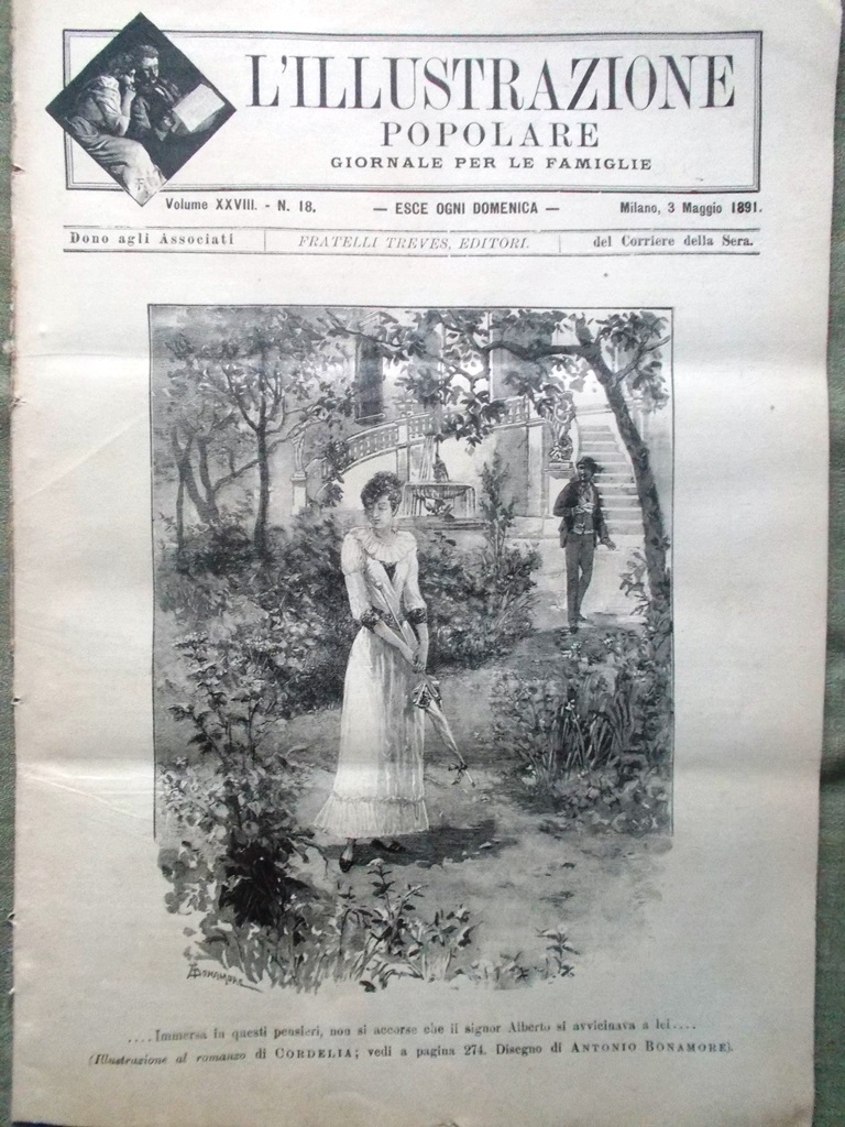 L'illustrazione Popolare 3 Maggio 1891 Giocattoli a Milano Nebulose Ancona …