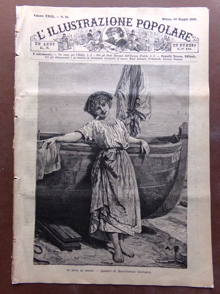 L'illustrazione Popolare 30 Maggio 1886 Leggenda Ghiacciaio Morteratsch Pozzuoli