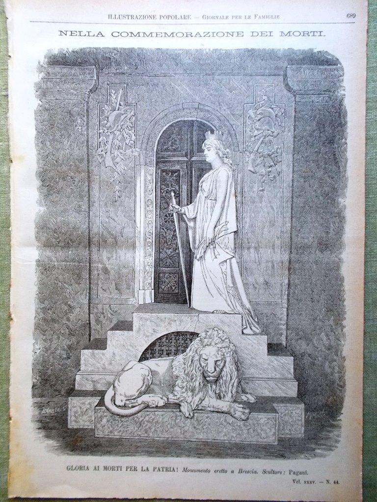L'illustrazione Popolare 30 Ottobre 1898 Peschiera Morti Fascioda Strozzi Cuba