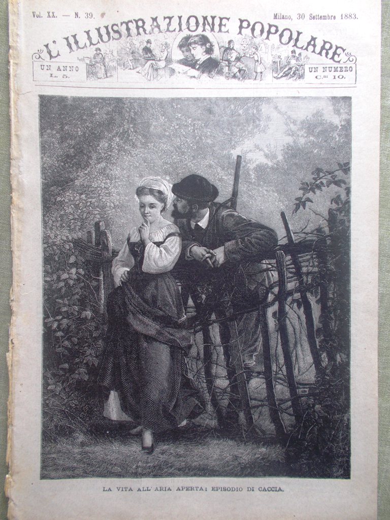 L'illustrazione Popolare 30 Settembre 1883 Cantù Brivio Fata Morgana Elettricità