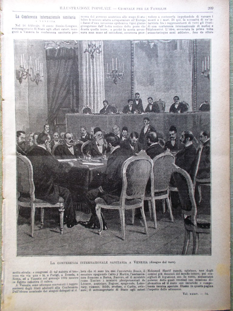 L'illustrazione Popolare 4 Aprile 1897 Conferenza Sanità Candia Lotte Elezioni