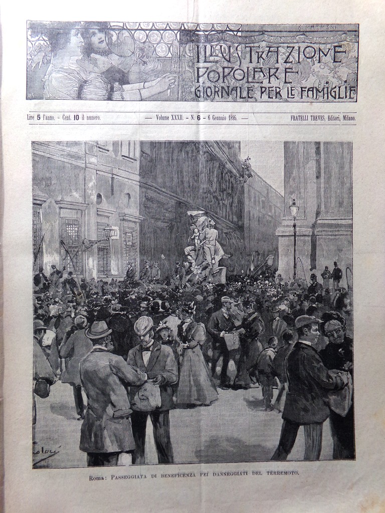 L'Illustrazione Popolare 6 Gennaio 1895 Morte Francesco II di Napoli …