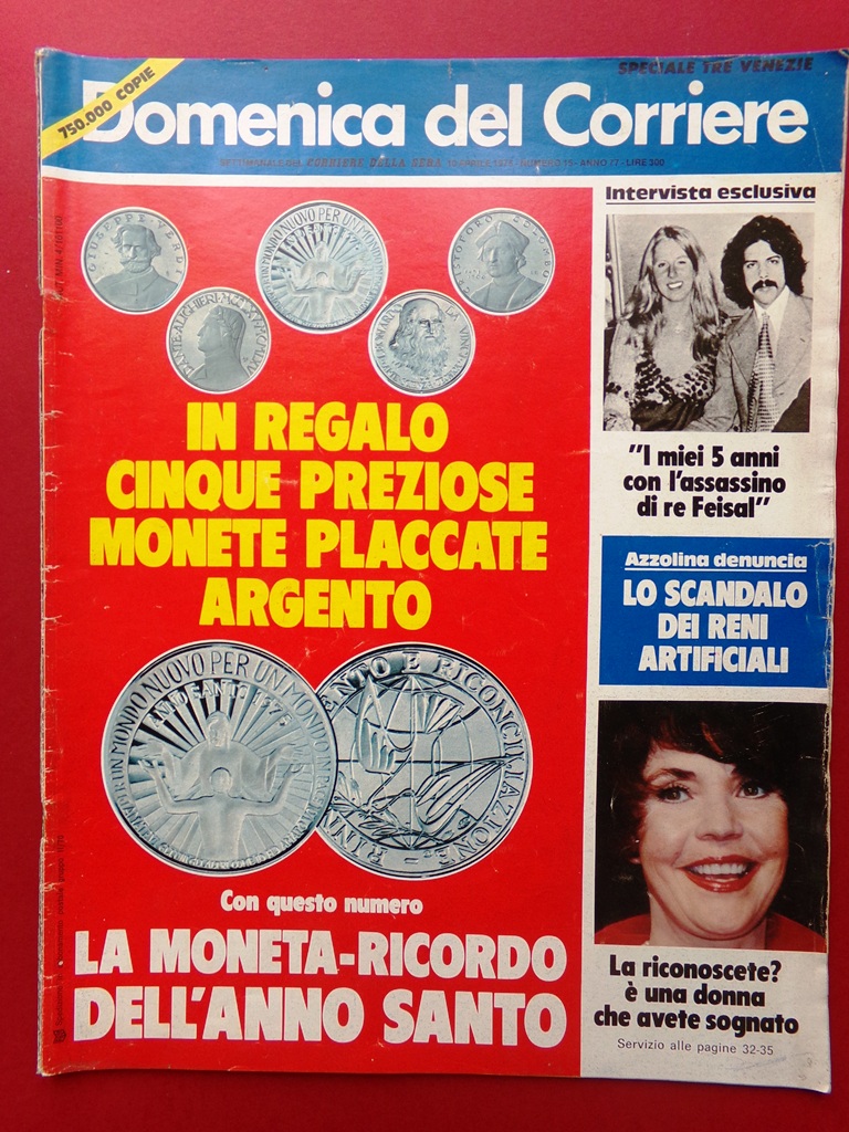 La Domenica del Corriere 10 Aprile 1975 Longarone Regine Hollywood …