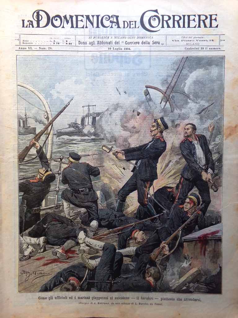 La Domenica del Corriere 10 Luglio 1904 Incendio General Slocum …