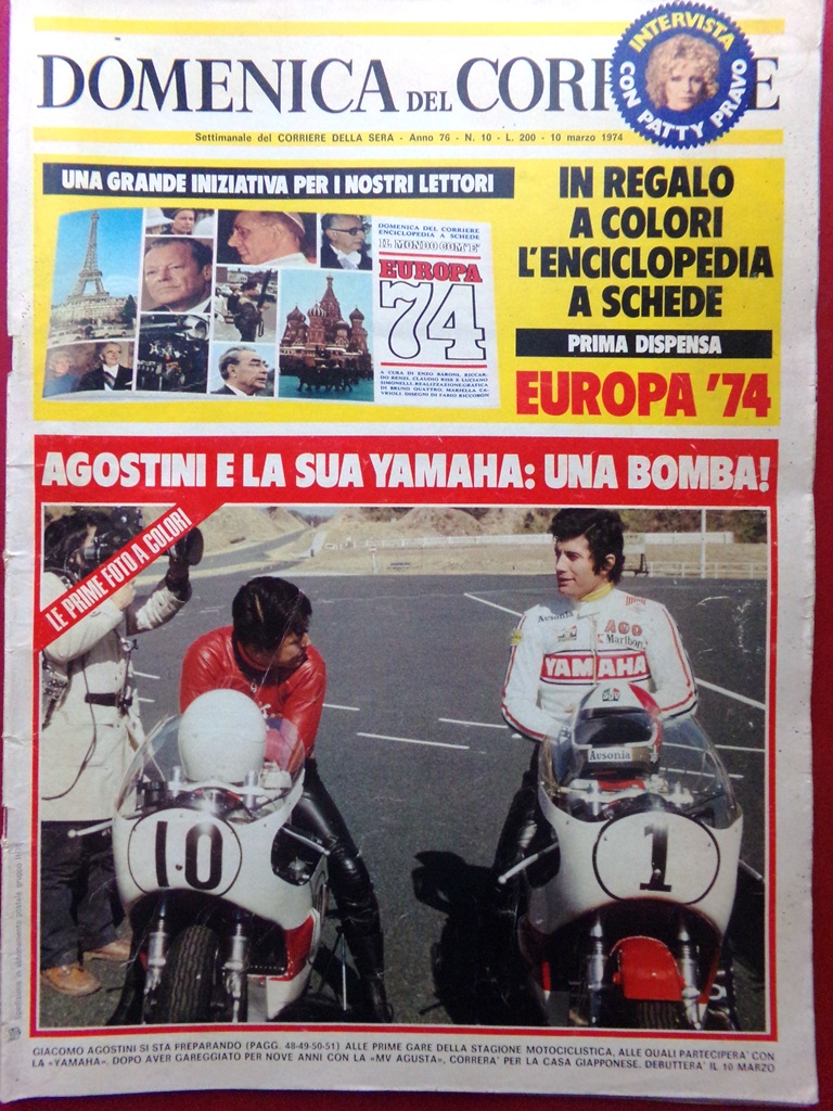 La Domenica del Corriere 10 Marzo 1974 Agostini Monzon Simenon …