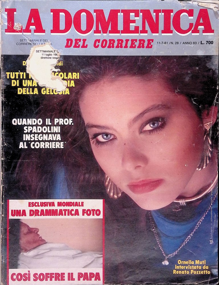 La Domenica del Corriere 11 Luglio 1981 Ornella Muti Pozzetto …