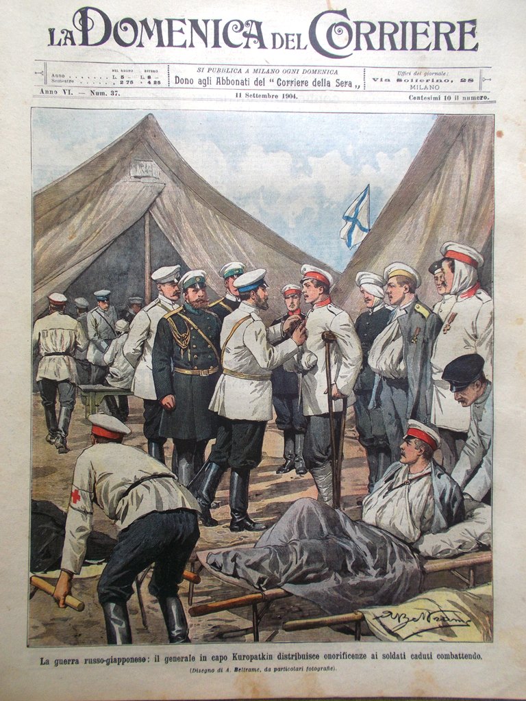La Domenica del Corriere 11 Settembre 1904 Carducci Rapisardi Predaia …