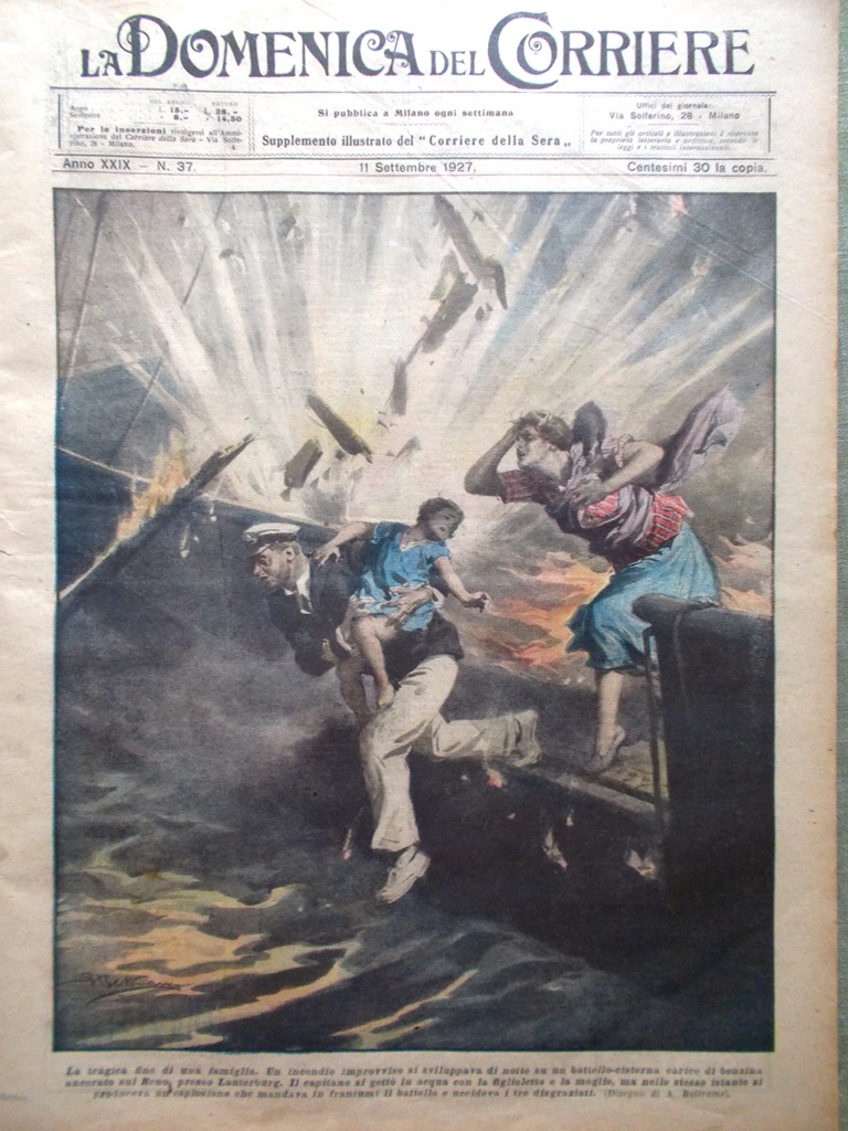 La Domenica del Corriere 11 Settembre 1927 Piedigrotta Gemito De …