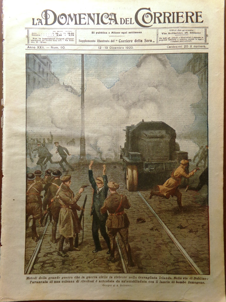 La Domenica del Corriere 12 Dicembre 1920 Guerra Civile in …