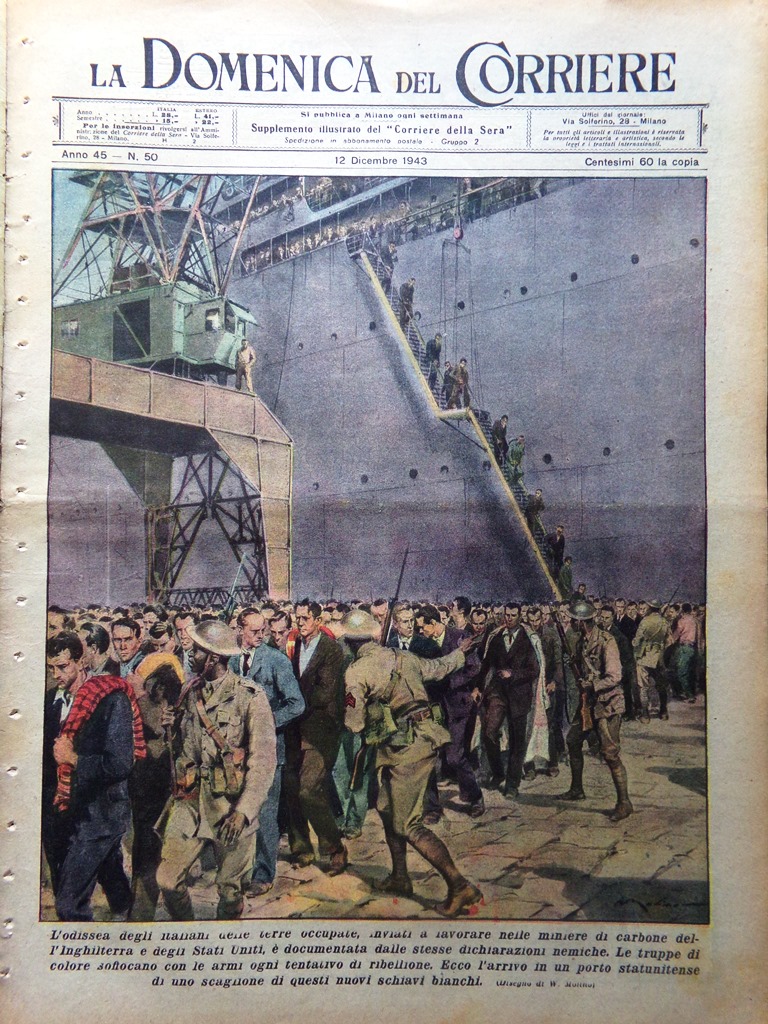 La Domenica del Corriere 12 Dicembre 1943 WW2 Terremoto Turchia …