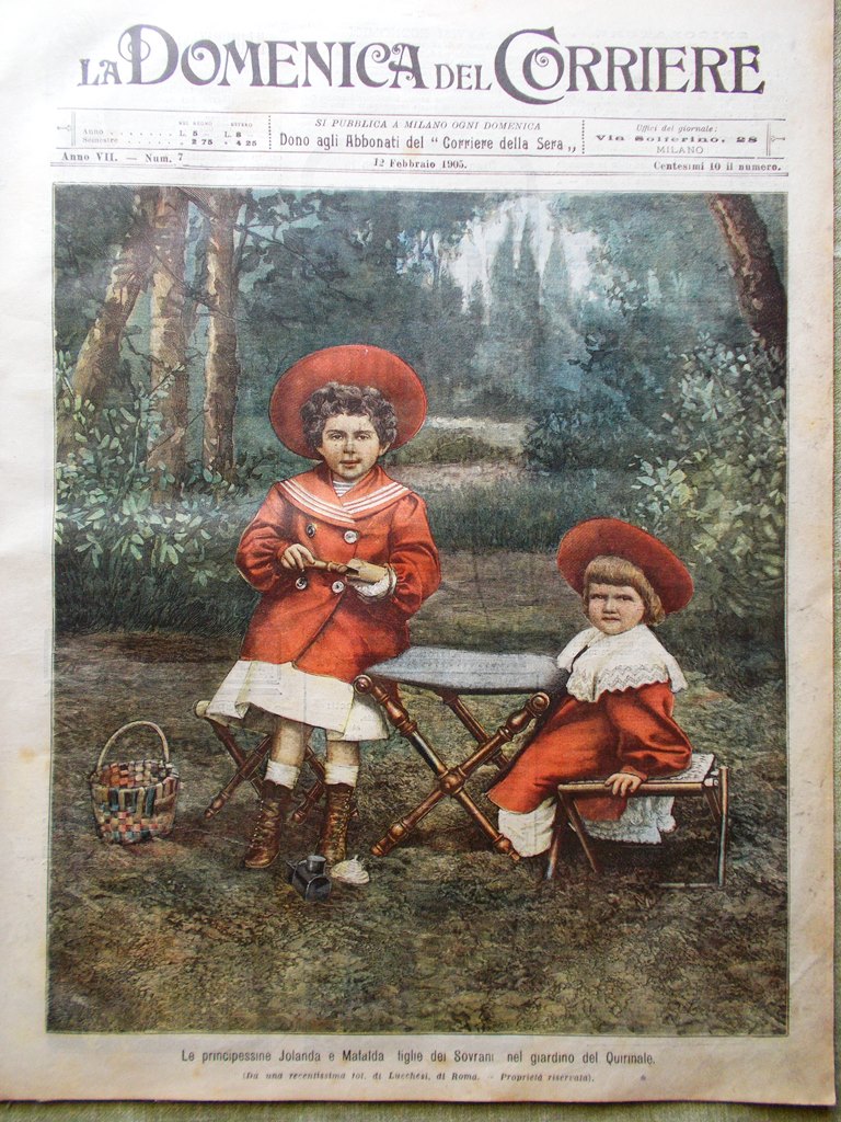 La Domenica del Corriere 12 Febbraio 1905 Arresto Gorki Marocco …