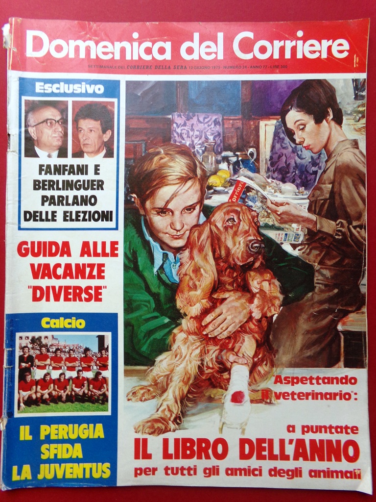La Domenica del Corriere 12 Giugno 1975 Perugia Calcio Macao …