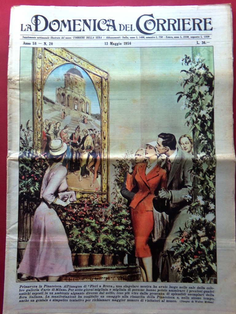 La Domenica del Corriere 13 Maggio 1956 Petrolini Dibona Cesare …