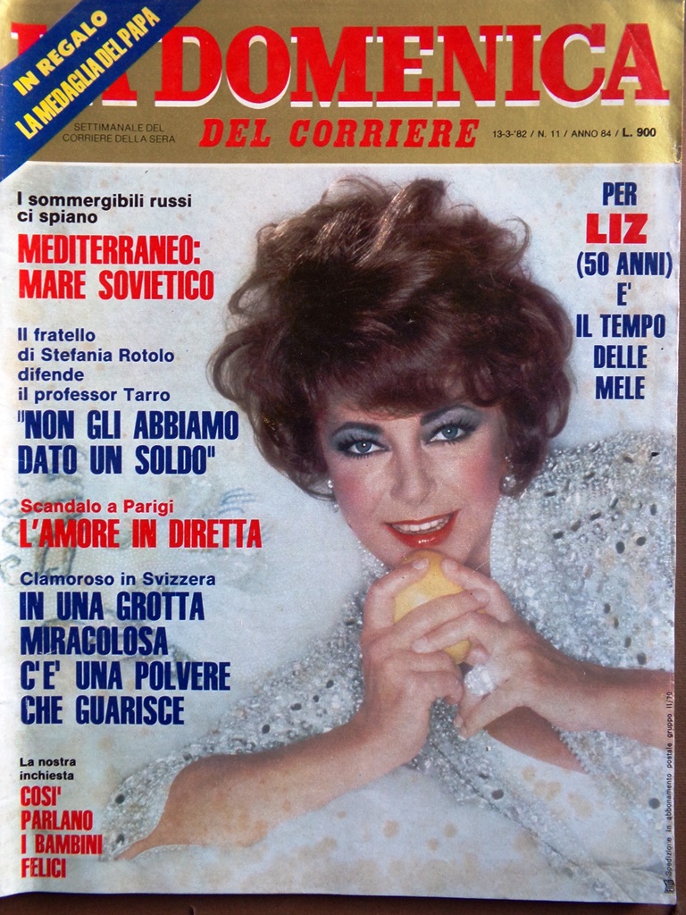 La Domenica del Corriere 13 Marzo 1982 Scelba Cagney Bisi …