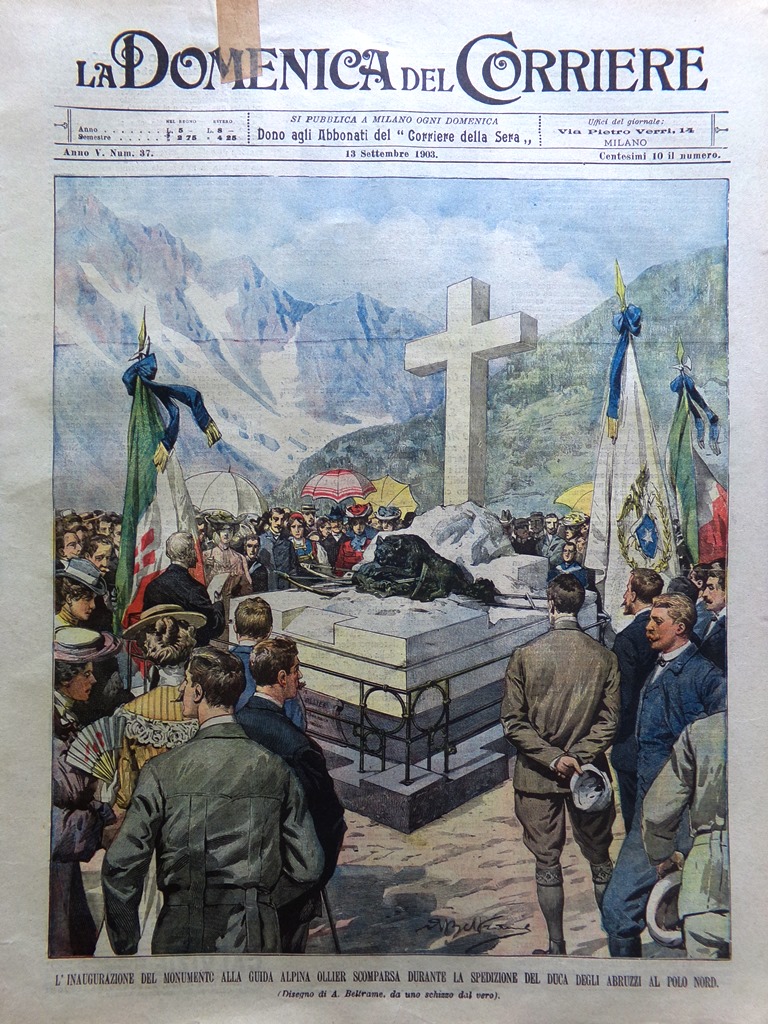 La Domenica del Corriere 13 Settembre 1903 Theodor Herzl Sion …