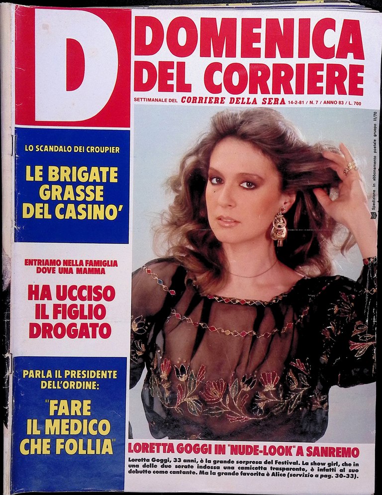 La Domenica del Corriere 14 Febbraio 1981 Dostoevskij Kennedy Sinatra …