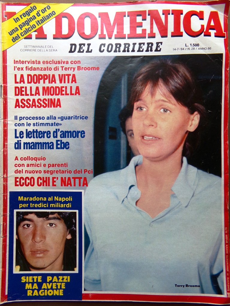 La Domenica del Corriere 14 Luglio 1984 Maradona Napoli Medjugorje …