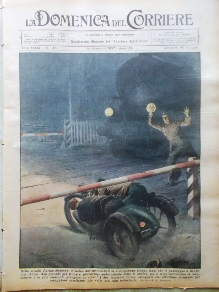 La Domenica del Corriere 14 Novembre 1937 San Pietro Alimentazione …
