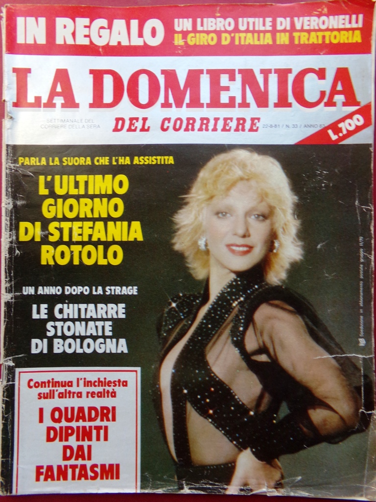 La Domenica del Corriere 15 Agosto 1981 Assassinio Roberto Peci …