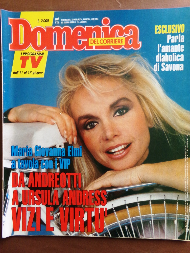 La Domenica del Corriere 15 Giugno 1989 Cinesi Madre Teresa …