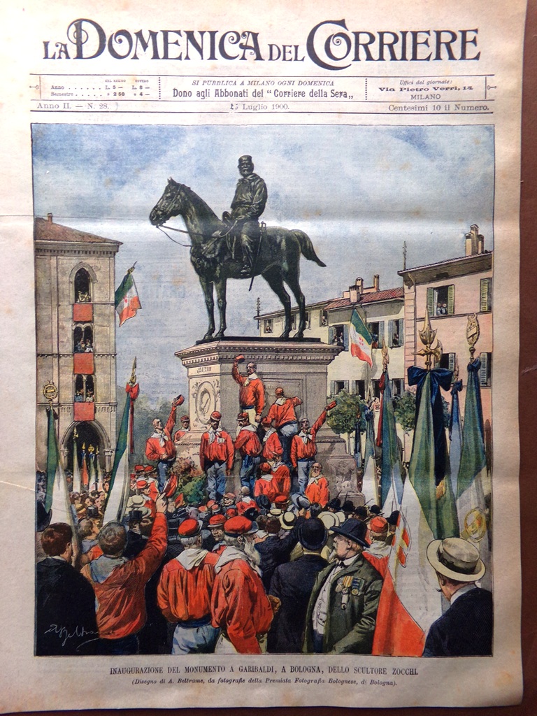 La Domenica del Corriere 15 Luglio 1900 Cina Garibaldi a …