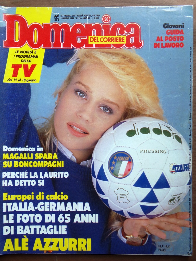 La Domenica del Corriere 16 Giugno 1988 Michael Jackson Calcio …