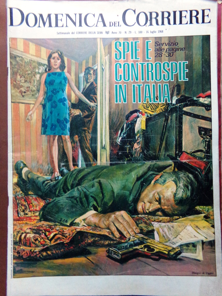 La Domenica del Corriere 16 Luglio 1968 Astaire Vietnam Autostrada …