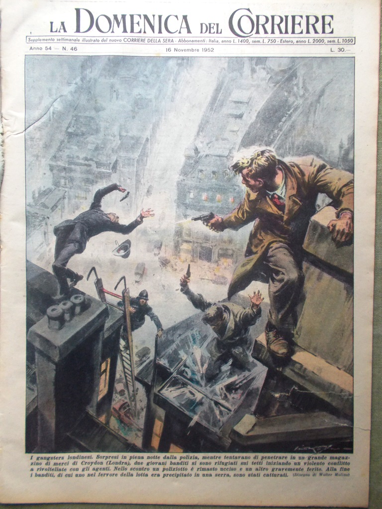 La Domenica del Corriere 16 Novembre 1952 Dina Galli Amundsen …