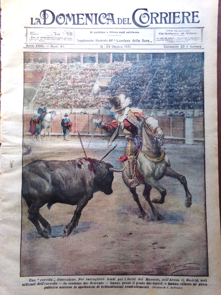 La Domenica del Corriere 16 Ottobre 1921 Batignolles Pasteur Shackleton …