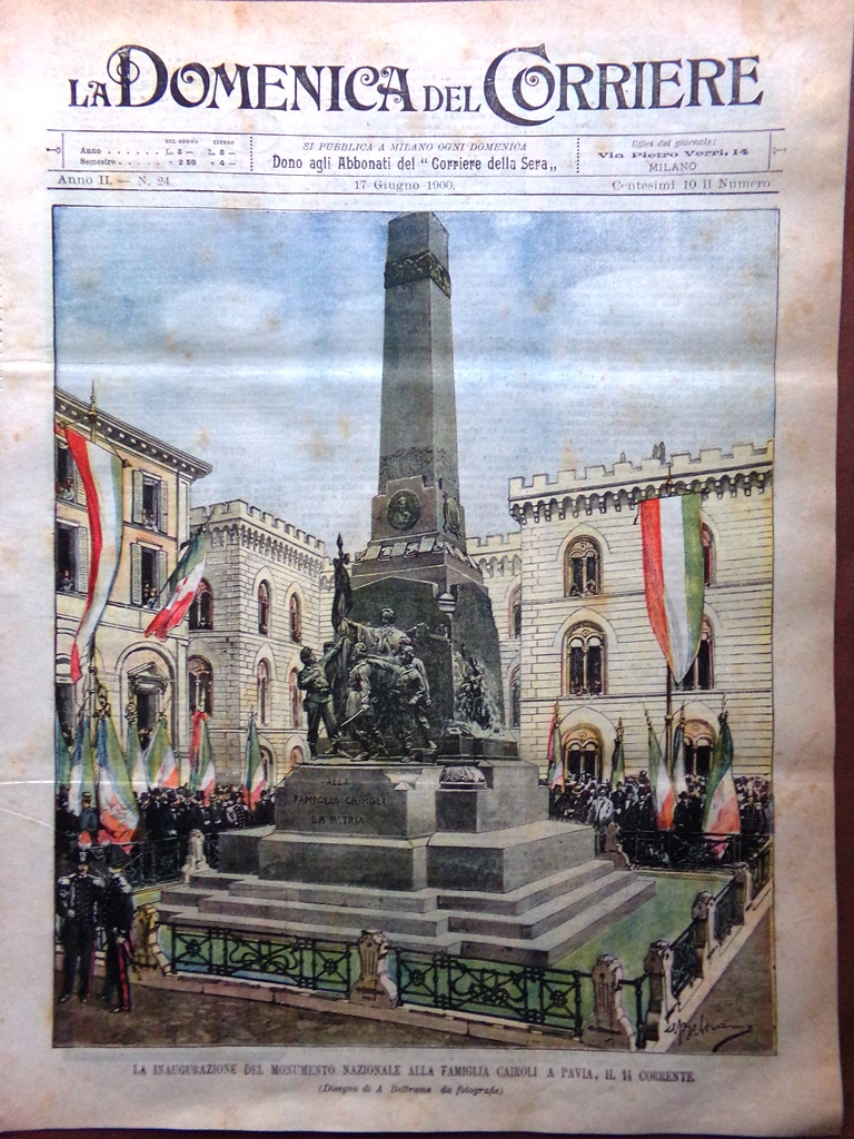 La Domenica del Corriere 17 Giugno 1900 Tatuaggi Pusterla dei …