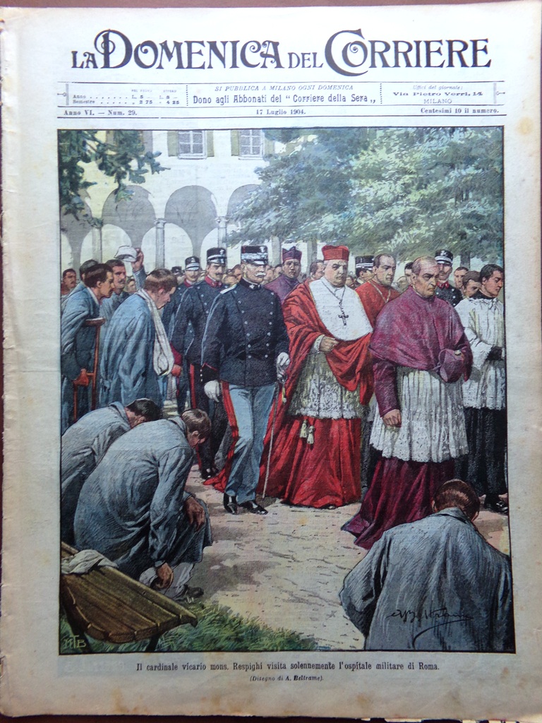 La Domenica del Corriere 17 Luglio 1904 Saint Louis Pellirosse …