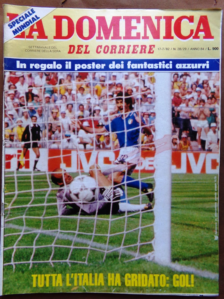 La Domenica del Corriere 17 Luglio 1982 Italia Brasile Mundial …