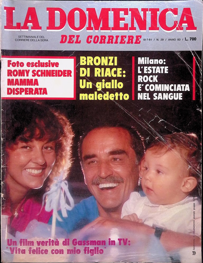 La Domenica del Corriere 18 Luglio 1981 Tragedia concerto Zero …