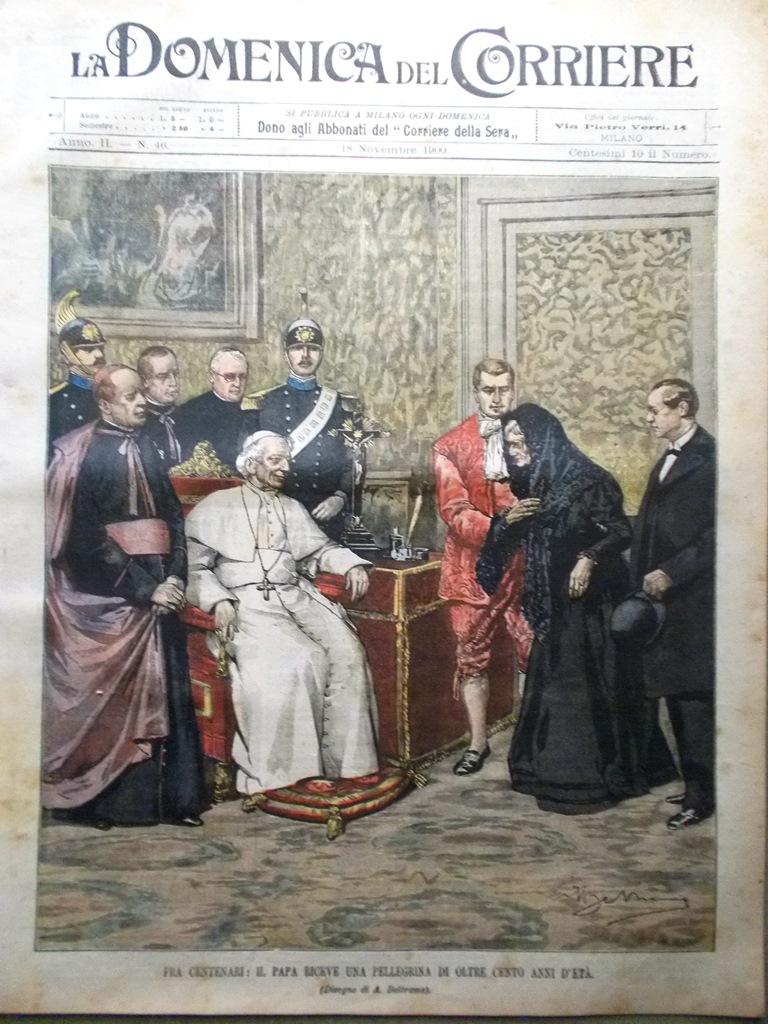 La Domenica del Corriere 18 Novembre 1900 Mommsen Magazzini di …