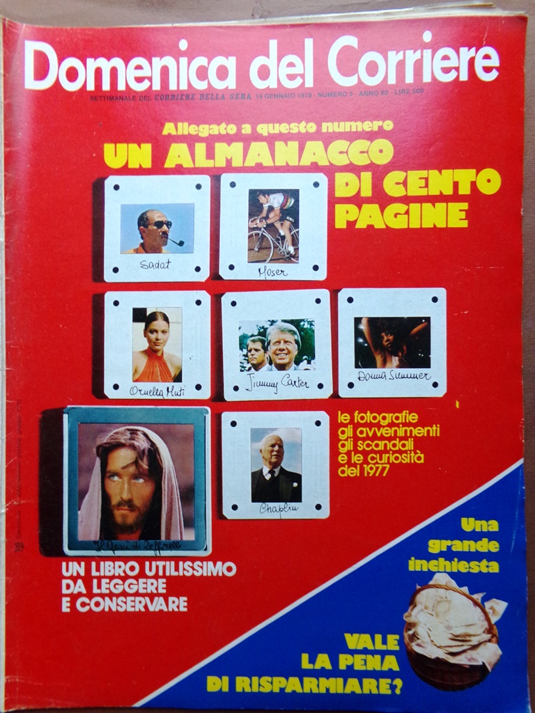 La Domenica del Corriere 19 Gennaio 1978 Noschese Sindona Jr …