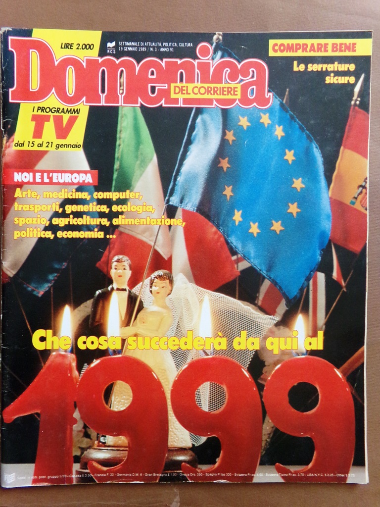 La Domenica del Corriere 19 Gennaio 1989 Madre Teresa Lady …