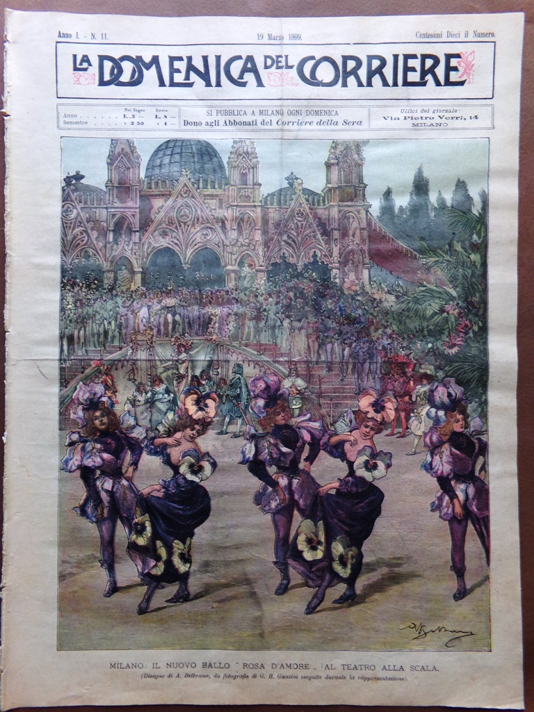 La Domenica del Corriere 19 Marzo 1899 Andrée Disastro Forest …